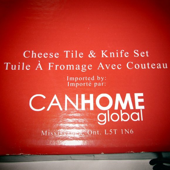 Snowman Cheese Tile & Knife Set - Picture 4 of 4